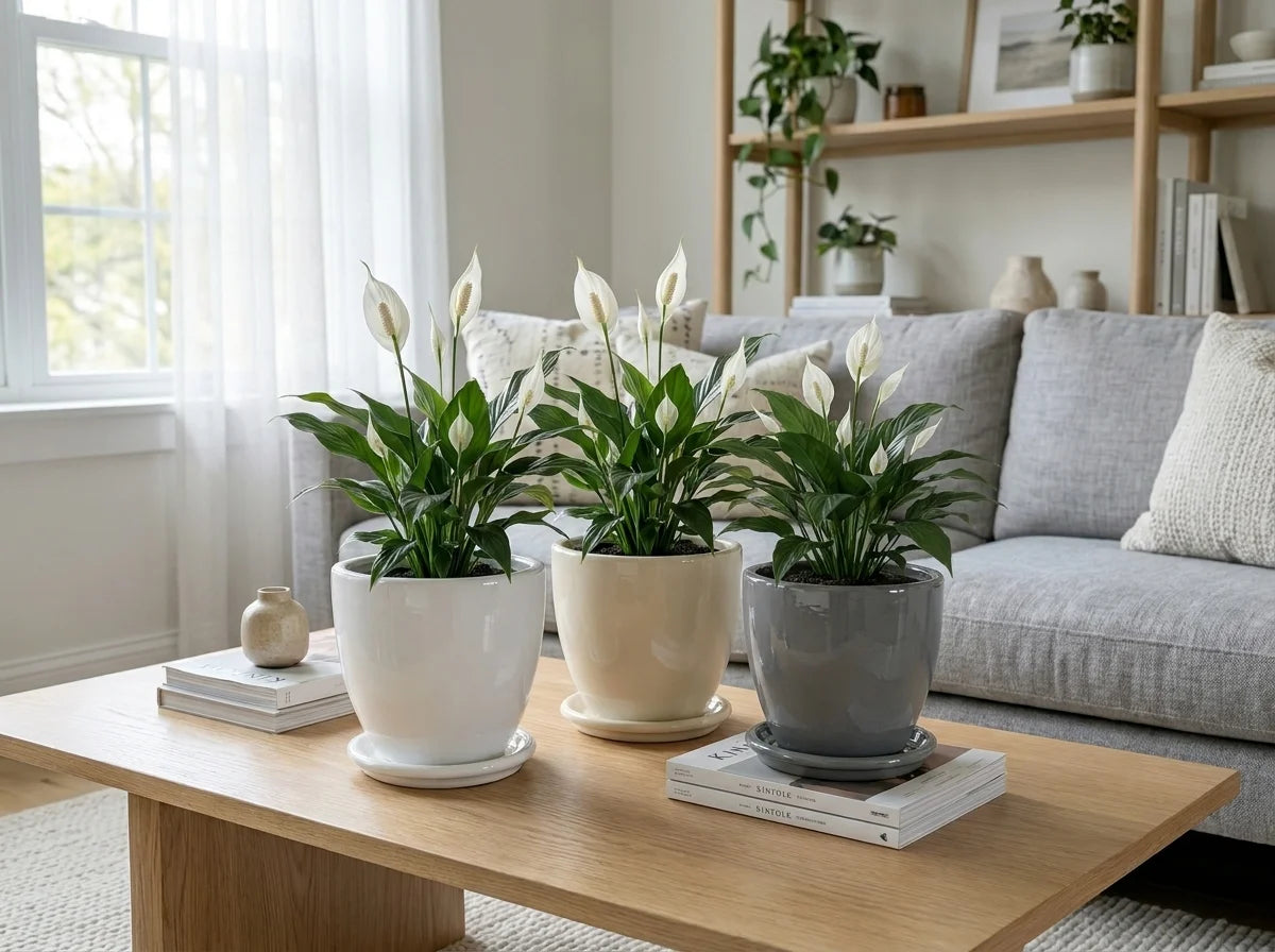 Rova dekoratif beton saksı, modern yaşam alanı dekorasyonu